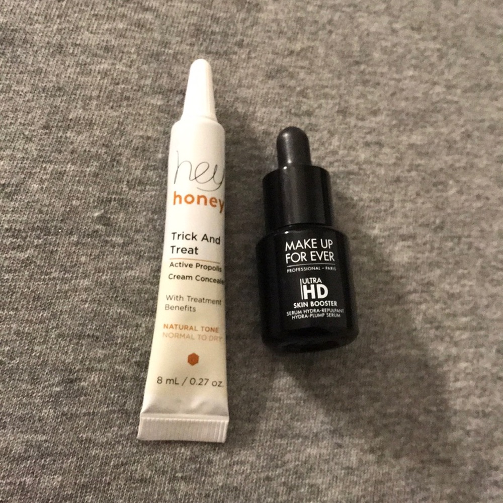 Concealer and Serum!